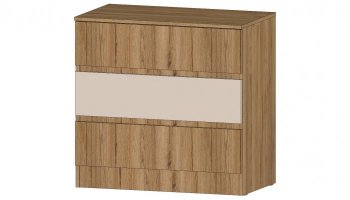 Комод 3 ящика Ленора вотан/Кашемир (Лин) в Екатеринбурге - mebel-e96.ru