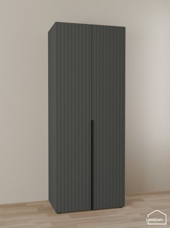 Шкаф Linnea MHR-2-3 2050х800х510 (Графит-М 11.1.25) в Екатеринбурге - mebel-e96.ru