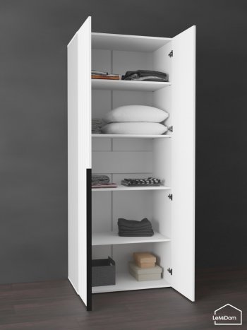 Шкаф Linnea MHR-2-2 2050х800х510 (Белый-М 11.1.1) в Екатеринбурге - mebel-e96.ru