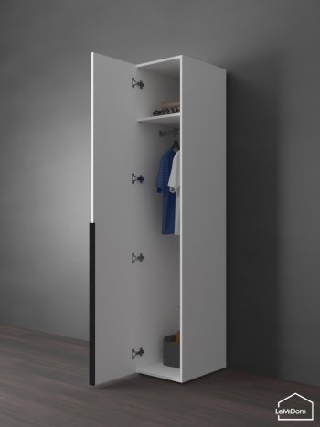 Шкаф Linnea MHR-1 2050х400х510 (Белый-М 11.1.2) в Екатеринбурге - mebel-e96.ru