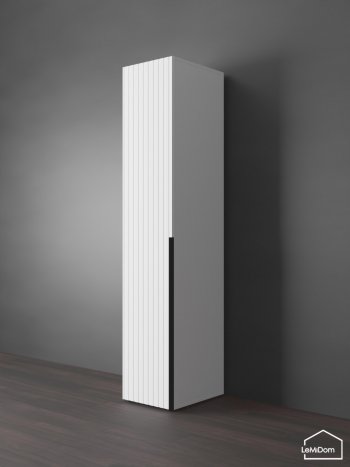 Шкаф Linnea MHR-1-2 2050х400х510 (Белый-М 11.1.1) в Екатеринбурге - mebel-e96.ru
