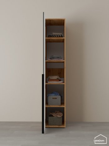 Шкаф Linnea MHR-1-2 2050х400х510 (ДВ-М 11.1.25) в Екатеринбурге - mebel-e96.ru