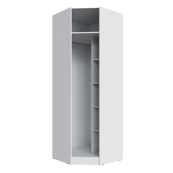 Угловой шкаф Мадрид белый (Текс) в Екатеринбурге - mebel-e96.ru