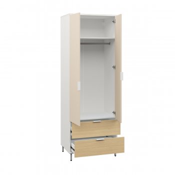 Шкаф 800 мм Марвэл 16.317.02 бел. (Моби) в Екатеринбурге - mebel-e96.ru