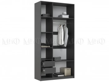Шкаф 1200 мм Марвэл графит (Миф) в Екатеринбурге - mebel-e96.ru
