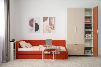 Набор детской мебели Марвэл модульный, бел. (Моби) в Екатеринбурге - mebel-e96.ru
