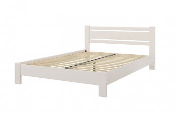 Кровать из массива Милс льняной (БМ) в Екатеринбурге - mebel-e96.ru