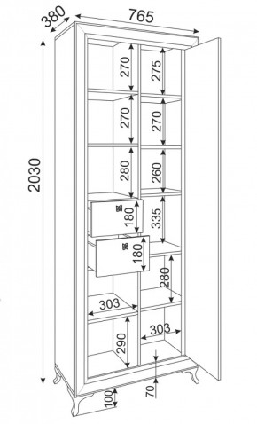 Библиотека Саванна М21 (Риннер) в Екатеринбурге - mebel-e96.ru