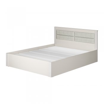 Кровать двуспальная Монако КР-16 кашемир (БТС) в Екатеринбурге - mebel-e96.ru