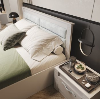 Спальный гарнитур Монако Кашемир (модульный) (БТС) в Екатеринбурге - mebel-e96.ru