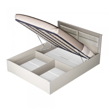 Кровать с подъемным механизмом Монако КР-16 Кашемир (БТС) в Екатеринбурге - mebel-e96.ru