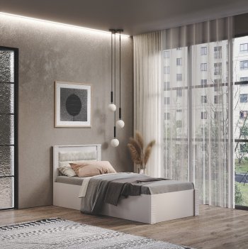 Кровать Монако КР-17 кашемир (БТС) в Екатеринбурге - mebel-e96.ru