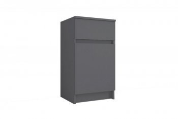 Тумба для обуви с 1ящ. Мори МПТ400 графит (ДСВ) в Екатеринбурге - mebel-e96.ru