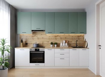 Кухонный гарнитур высокий Муссон 3000 мм (Санвут) в Екатеринбурге - mebel-e96.ru