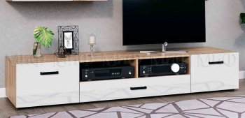 Тумба ТВ Нэнси NEW (2дв.+1ящ.) в Екатеринбурге - mebel-e96.ru