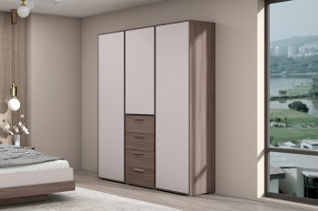 Спальный гарнитур Ника, модульный (Зарон) в Екатеринбурге - mebel-e96.ru