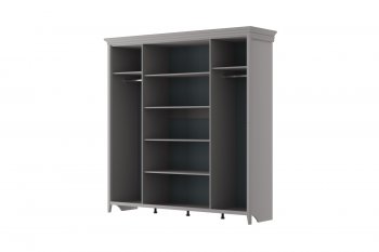 Шкаф распашной 2160 мм ШР-4 Никеа антрацит (БМ) в Екатеринбурге - mebel-e96.ru