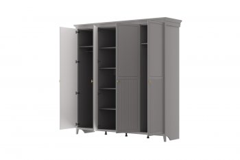 Шкаф распашной 2160 мм ШР-4 Никеа антрацит (БМ) в Екатеринбурге - mebel-e96.ru