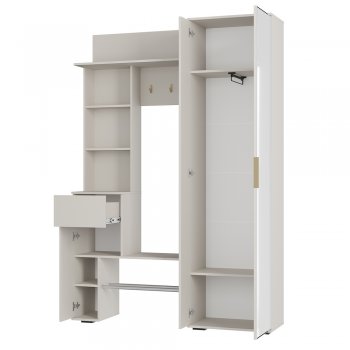 Прихожая Ницца ПР-04 Кашемир (БТС) в Екатеринбурге - mebel-e96.ru