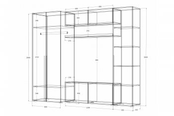 Стенка Норден (Зарон) в Екатеринбурге - mebel-e96.ru