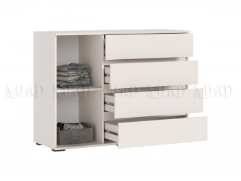 Комод 1 дверь 4 ящика (1200) Норд, кашемир (Миф) в Екатеринбурге - mebel-e96.ru