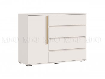 Комод 1 дверь 4 ящика (1200) Норд, кашемир (Миф) в Екатеринбурге - mebel-e96.ru