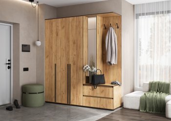 Прихожая Норд+Шкаф 1200, крафт (Миф) в Екатеринбурге - mebel-e96.ru