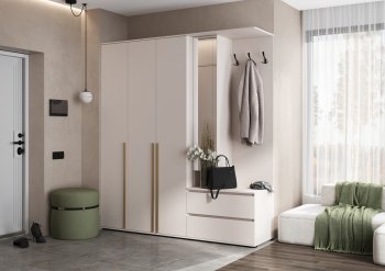 Прихожая Норд+Шкаф 1200, кашемир (Миф) в Екатеринбурге - mebel-e96.ru