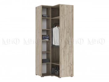 Шкаф угловой Норд крафт серый/кашемир (Миф) в Екатеринбурге - mebel-e96.ru