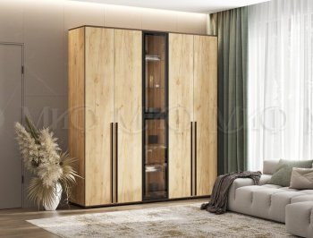 Шкаф Норд+ пенал со стеклом (Миф) в Екатеринбурге - mebel-e96.ru