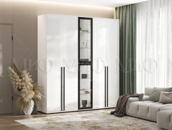 Шкаф Норд+ пенал со стеклом (Миф) в Екатеринбурге - mebel-e96.ru