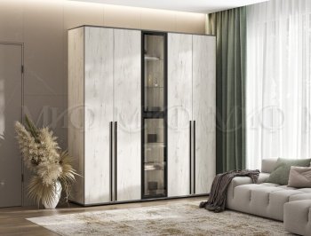 Шкаф Норд+ пенал со стеклом (Миф) в Екатеринбурге - mebel-e96.ru
