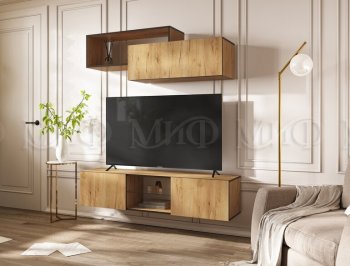 Стенка Норд-1 дуб крафт (Миф) в Екатеринбурге - mebel-e96.ru