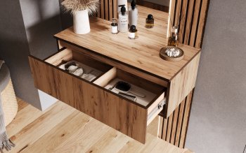 Тумба с зеркалом Норд (Миф) в Екатеринбурге - mebel-e96.ru