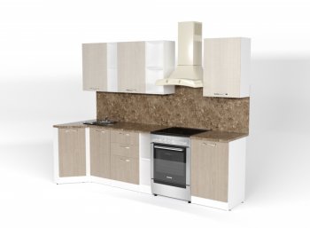Кухонный гарнитур Ольга прайм 4 900х2000 мм (Герда) в Екатеринбурге - mebel-e96.ru