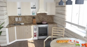 Кухонный гарнитур Ольга прайм 4 900х2000 мм (Герда) в Екатеринбурге - mebel-e96.ru
