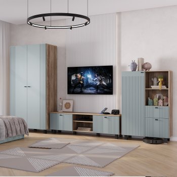 Стенка Олива комп.3 шарли бриз (БТС) в Екатеринбурге - mebel-e96.ru