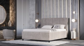 Кровать с ПМ Оливия Бежевый (Лин) в Екатеринбурге - mebel-e96.ru