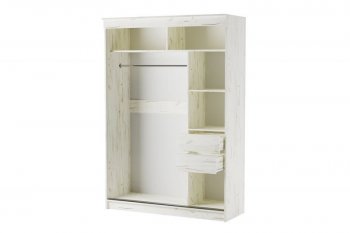 Шкаф-купе Орион 1500 мм крафт белый (Памир) в Екатеринбурге - mebel-e96.ru
