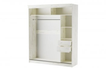 Шкаф-купе 1800 мм Орион крафт белый(Памир) в Екатеринбурге - mebel-e96.ru