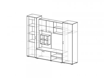 Стенка Оскар ясень шимо (Эра) в Екатеринбурге - mebel-e96.ru