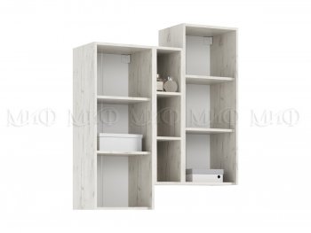 Стенка Оскар крафт белый/графит (Миф) в Екатеринбурге - mebel-e96.ru