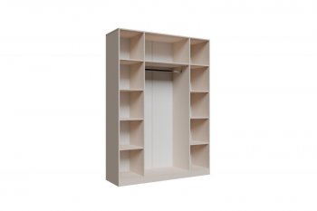 Шкаф 1600 мм Пальма, Сатин (ДСВ) в Екатеринбурге - mebel-e96.ru