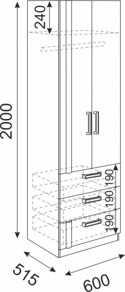 Подростковая мебель Волкер модульная (Риннер) в Екатеринбурге - mebel-e96.ru