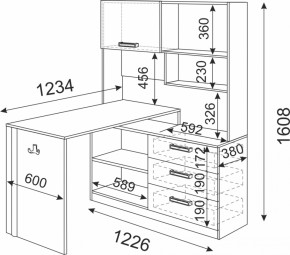 Подростковая мебель Волкер модульная (Риннер) в Екатеринбурге - mebel-e96.ru