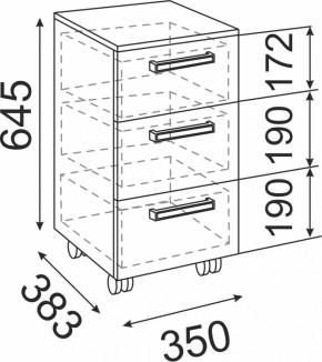 Подростковая мебель Волкер модульная (Риннер) в Екатеринбурге - mebel-e96.ru