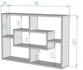 Полка S40 (ДМ) в Екатеринбурге - mebel-e96.ru