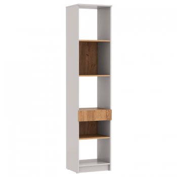 Стеллаж 89.21 Прайм (высокий с ящиком) (Олмеко) в Екатеринбурге - mebel-e96.ru