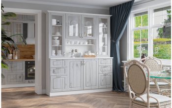 Буфет Прованс-016 (Текс) в Екатеринбурге - mebel-e96.ru