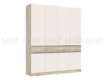 Спальный гарнитур Роджина крафт серый/кашемир, модульный (Миф) в Екатеринбурге - mebel-e96.ru